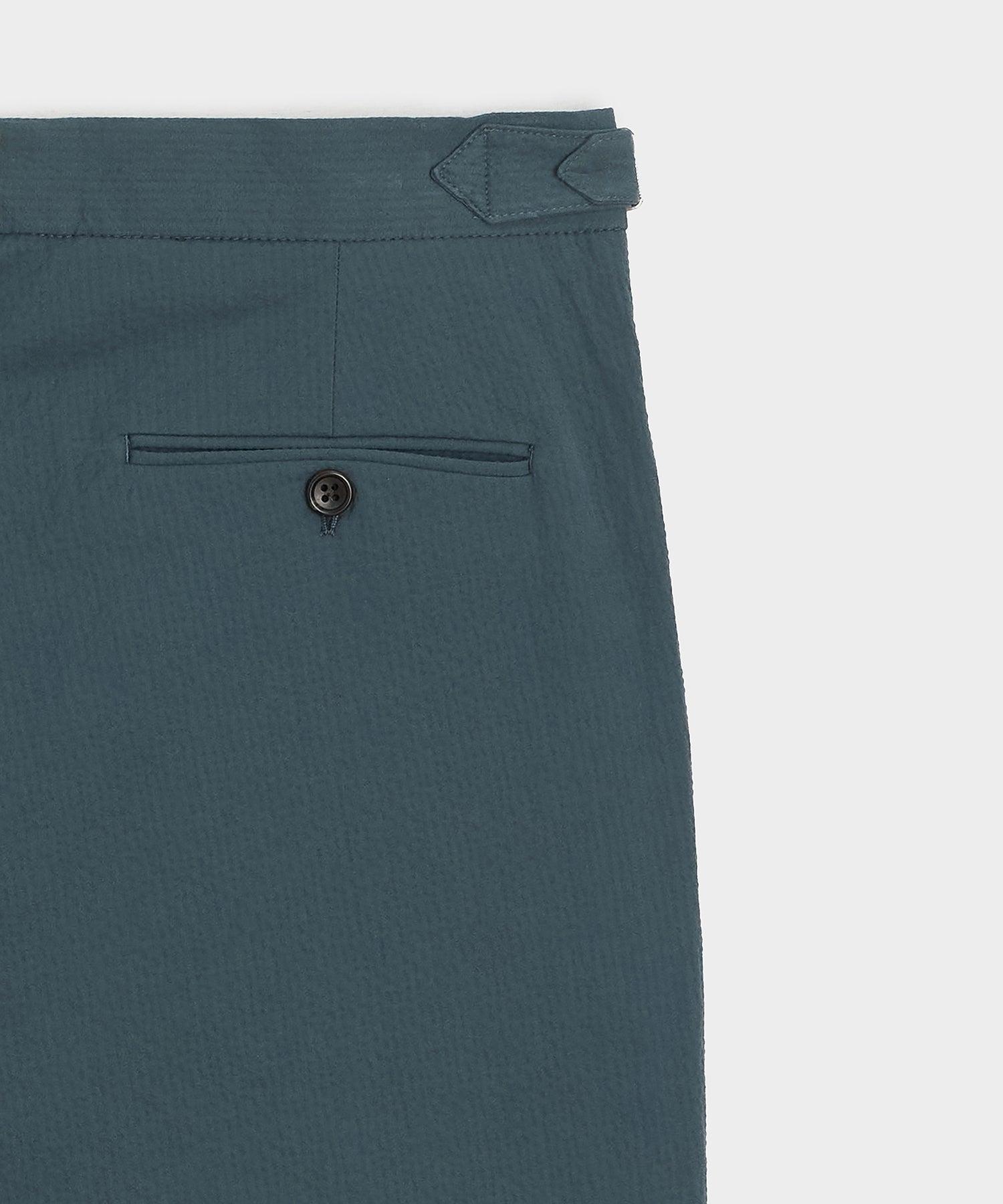Italian Seersucker Side Tab Trouser Product Image