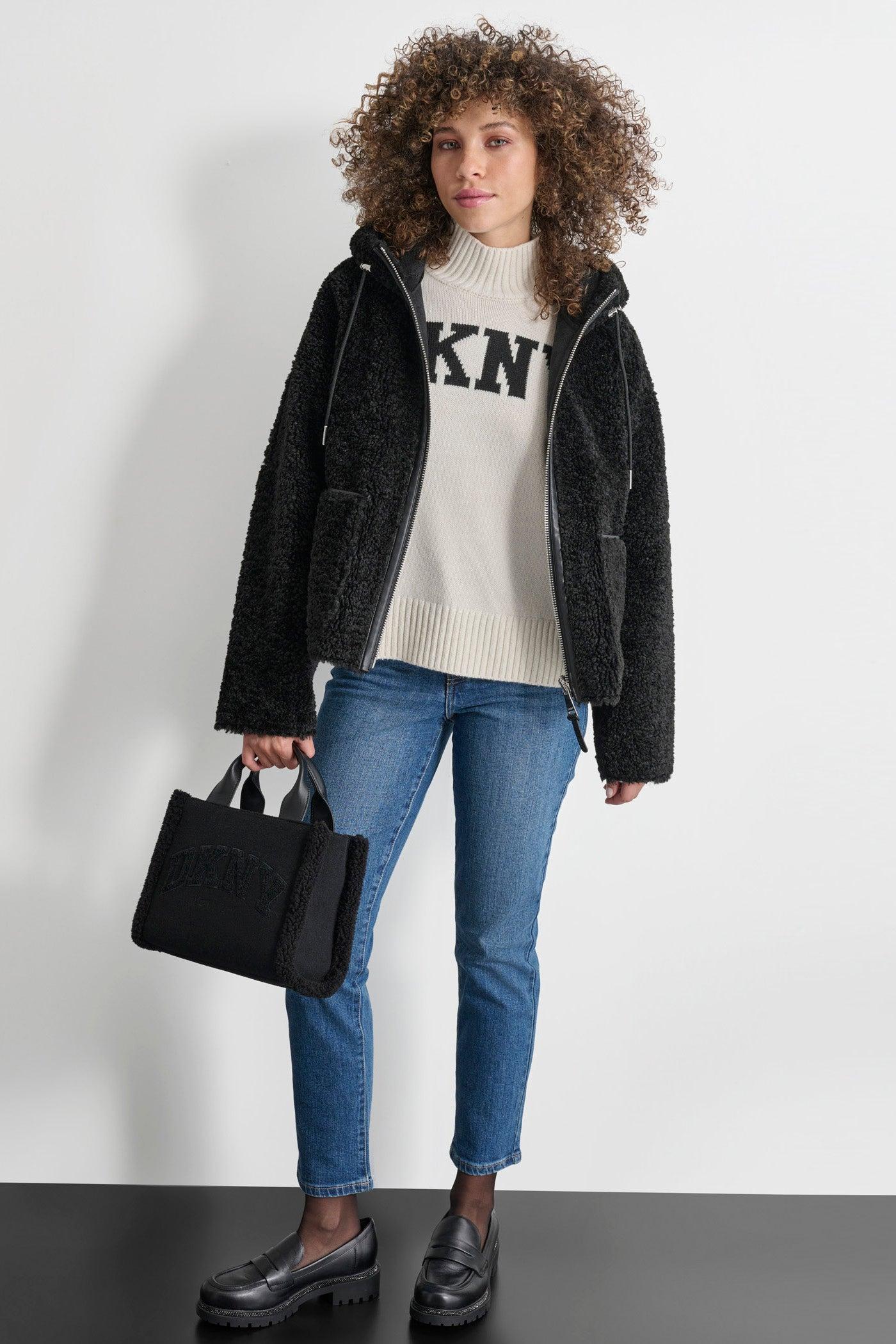 REVERSIBLE FAUX SHEARLING JACKET Product Image