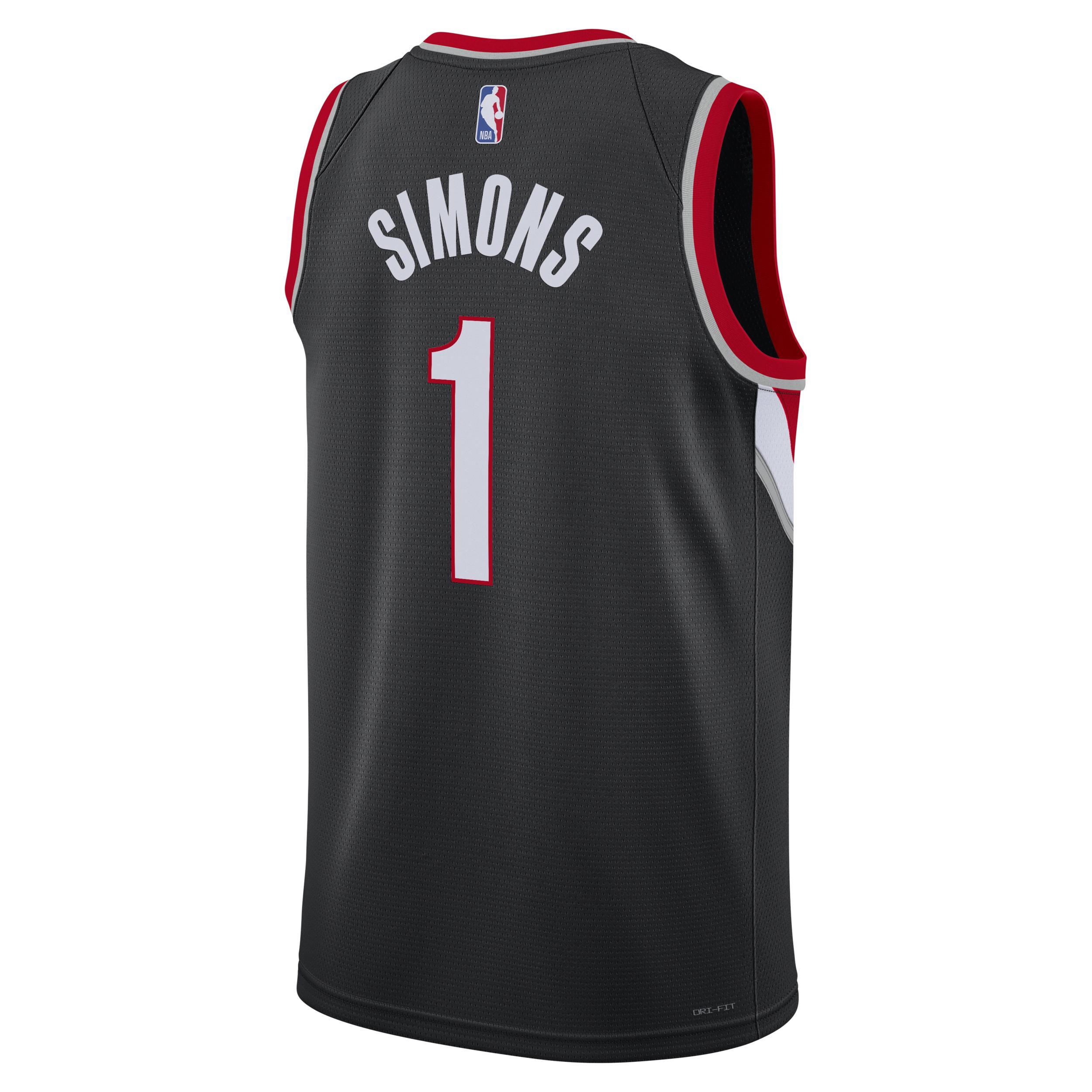 Portland Trail Blazers Icon Edition 2022/23 Men's Nike Dri-FIT NBA Swingman Jersey Product Image