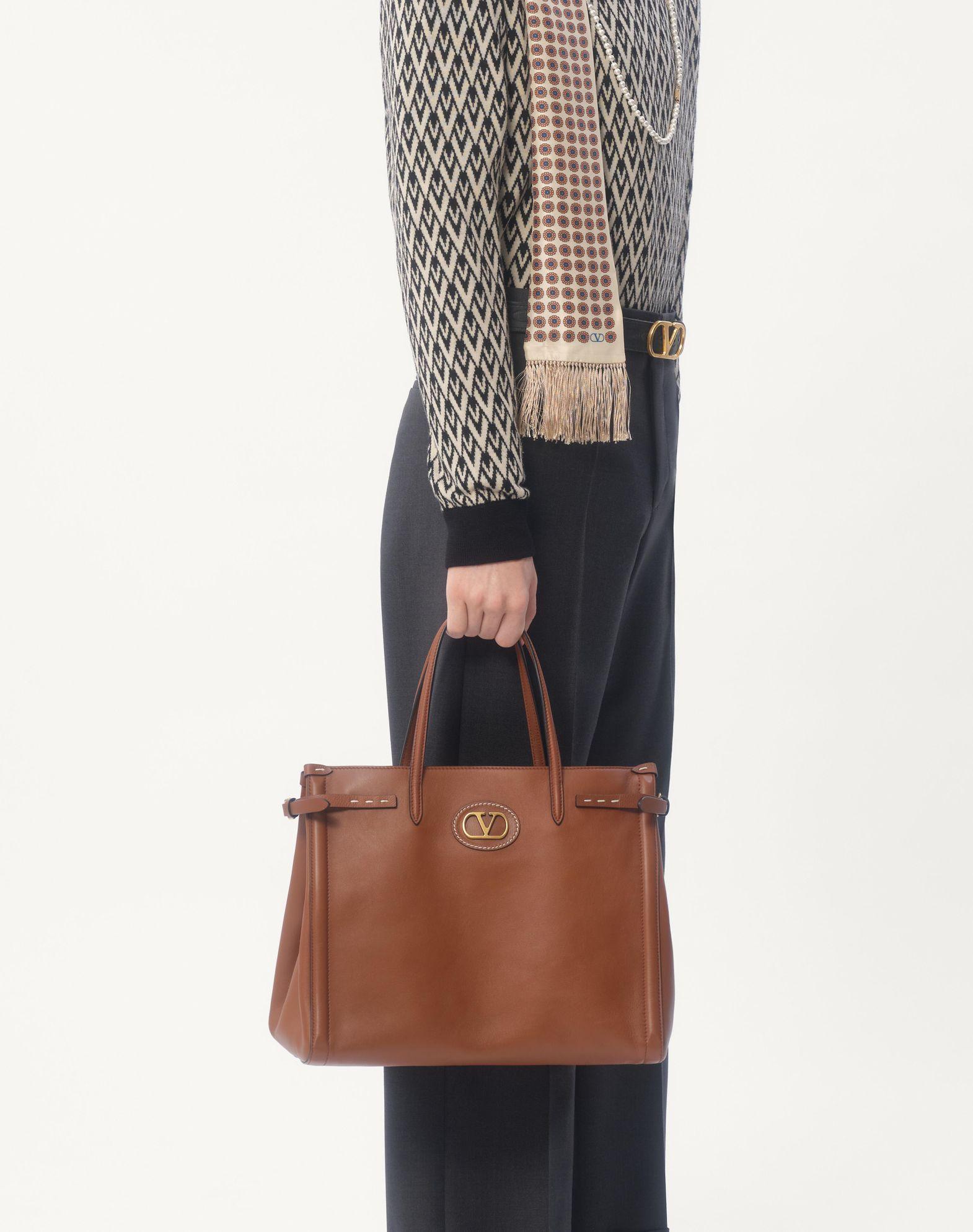 Crewneck Wool Sweater With Toute La V Jacquard Pattern Product Image