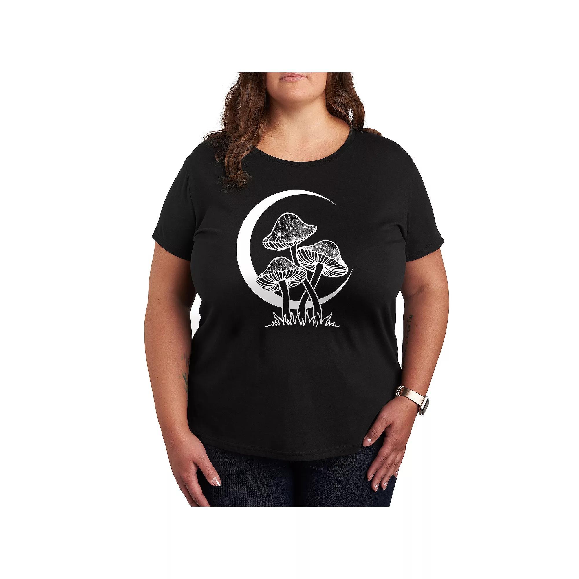 Plus Celestial Mushrooms Graphic Tee, Women's,  Product Image