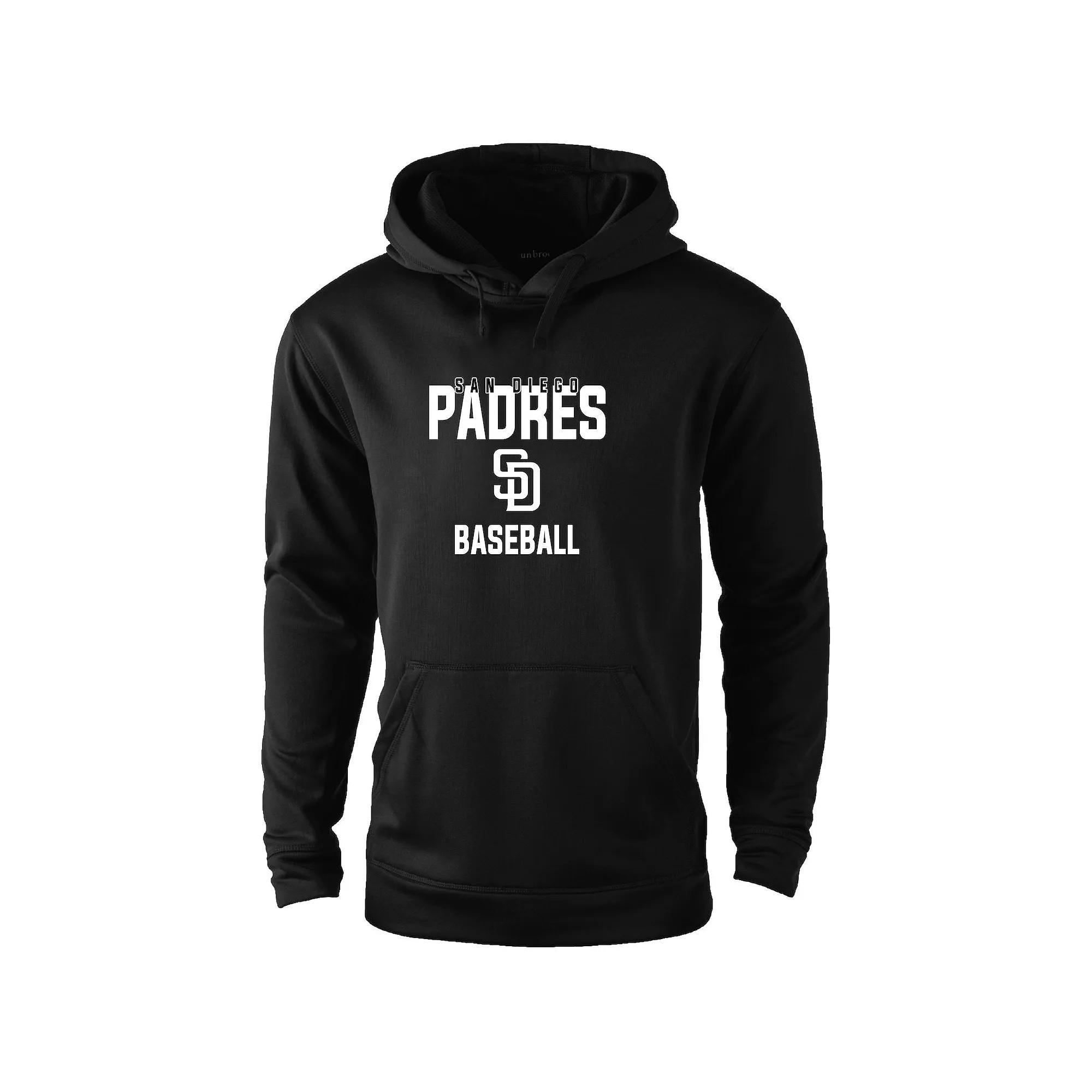 Men's Dunbrooke Black San Diego Padres Champion Pullover Hoodie,  Product Image