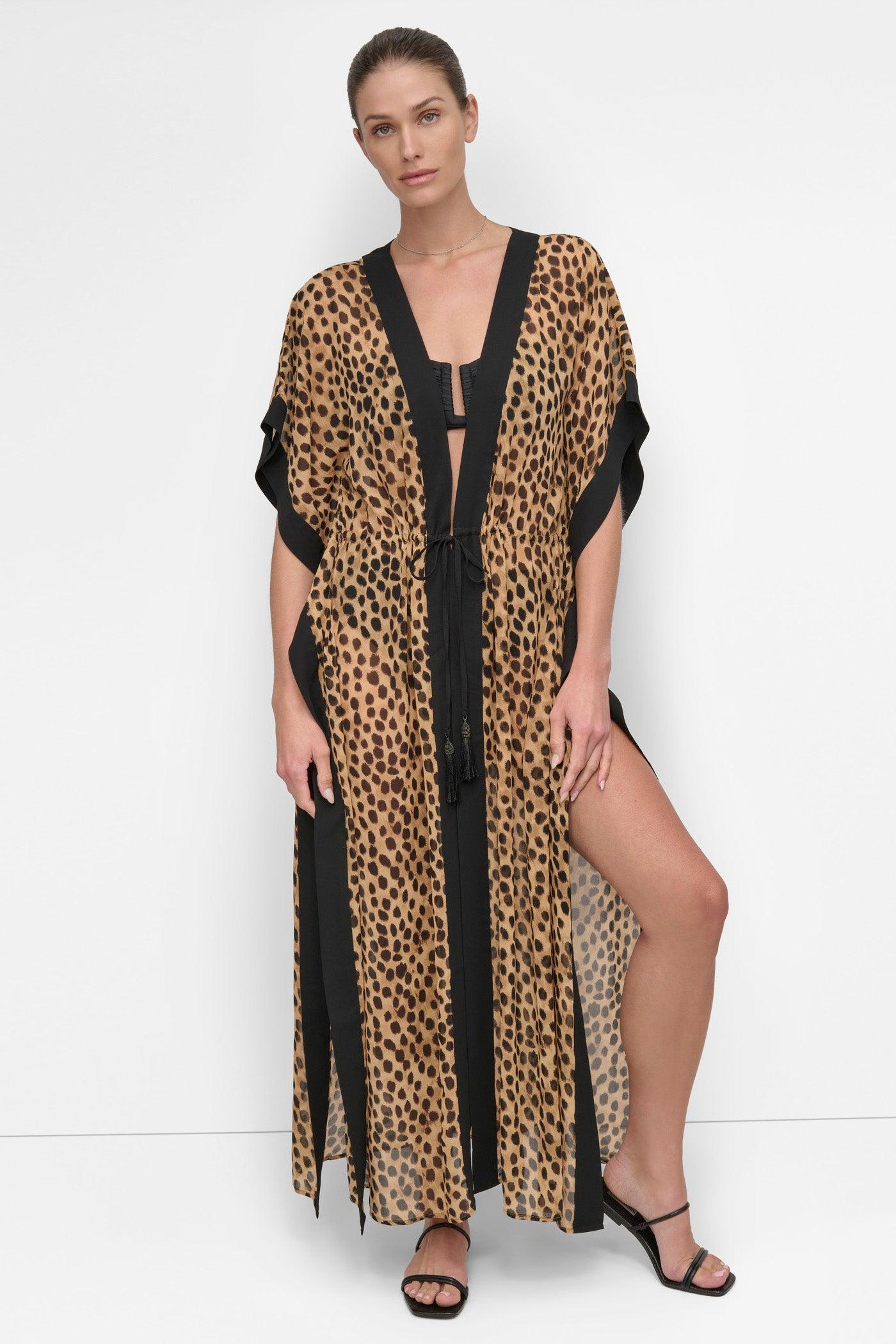 TIE-FRONT MAXI KAFTAN Product Image