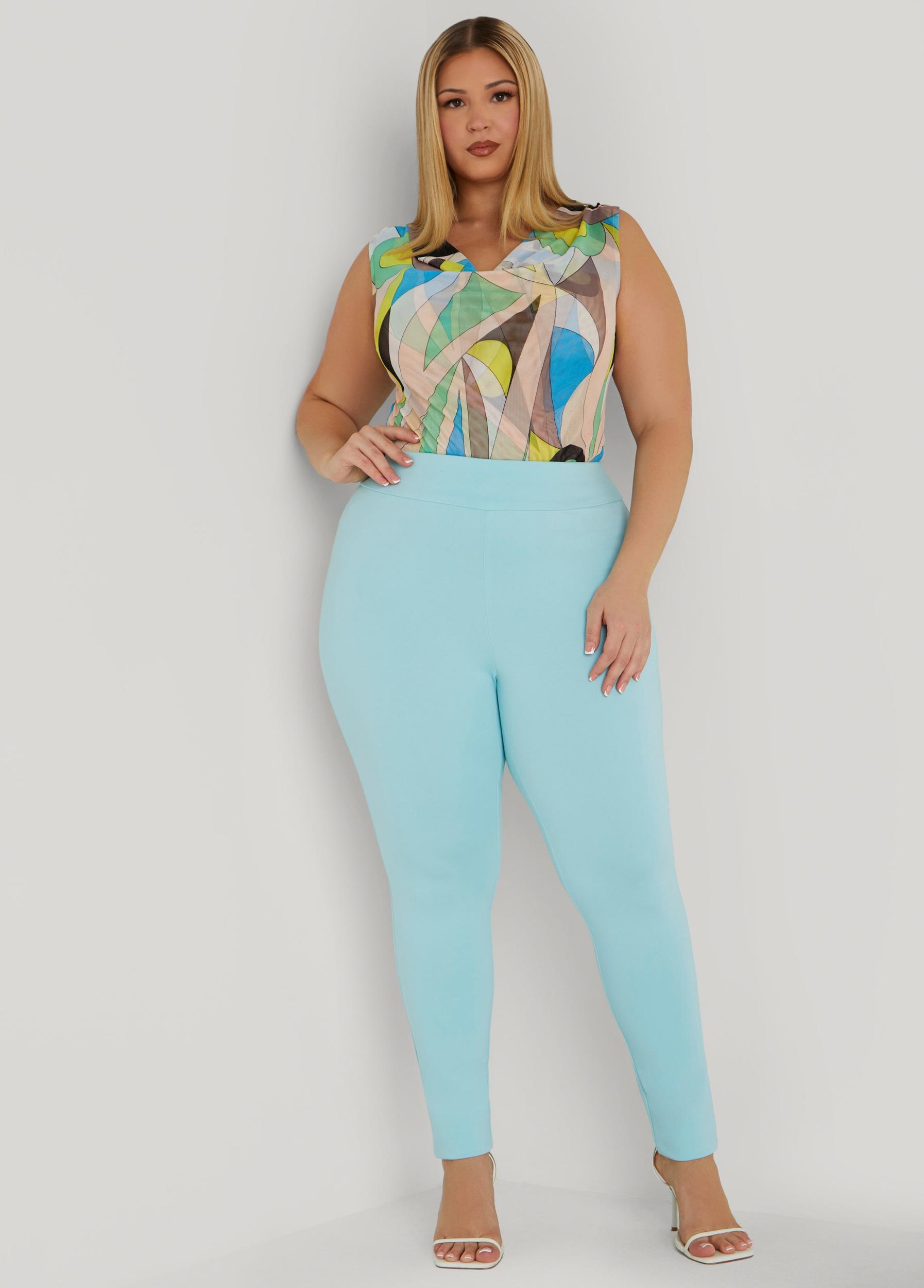 High Rise Pull On Ponte Leggings Product Image