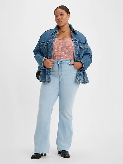 726 High Rise Flare Women's Jeans (Plus Size) Product Image