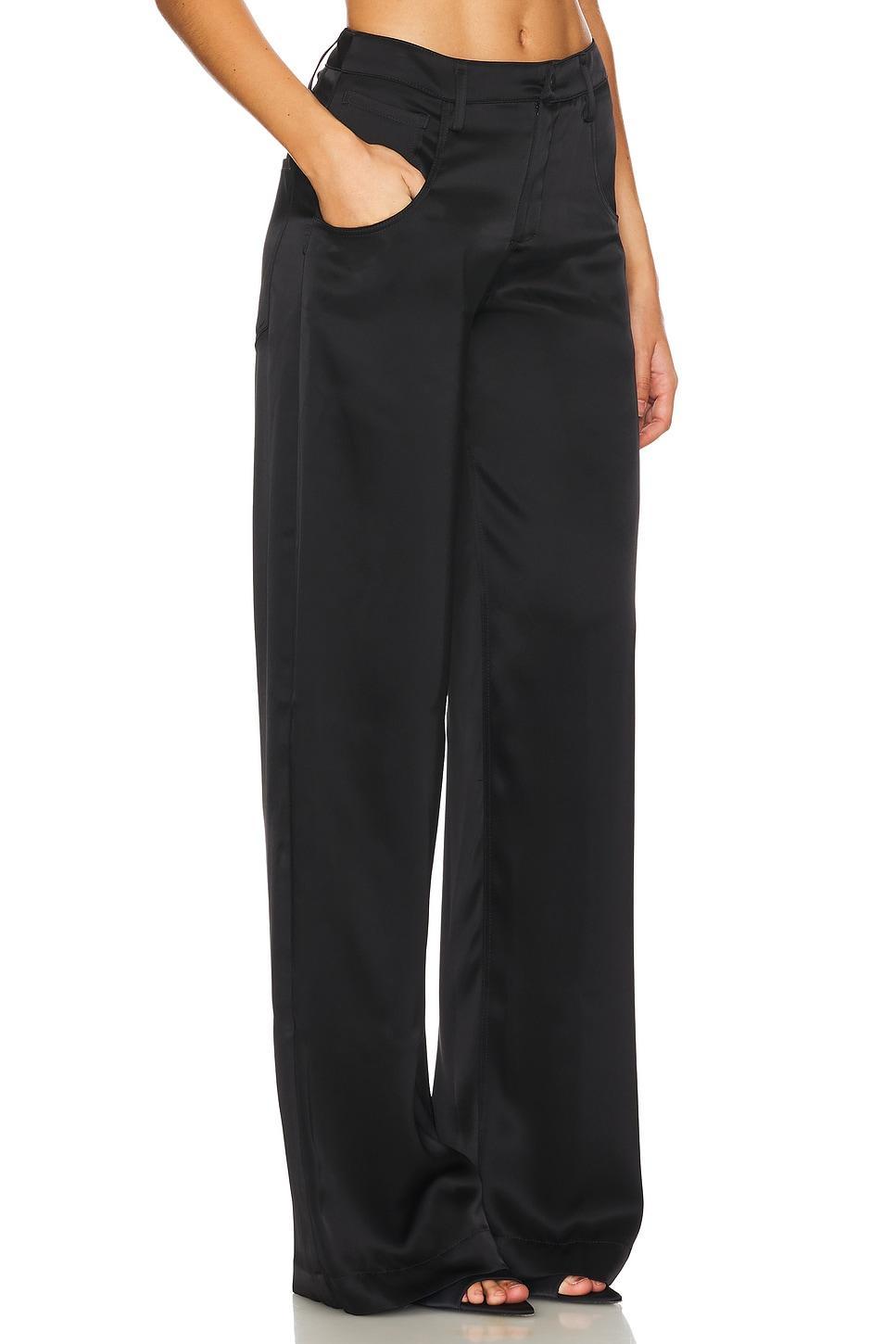 Satin Wide Leg Trouser David Koma Product Image