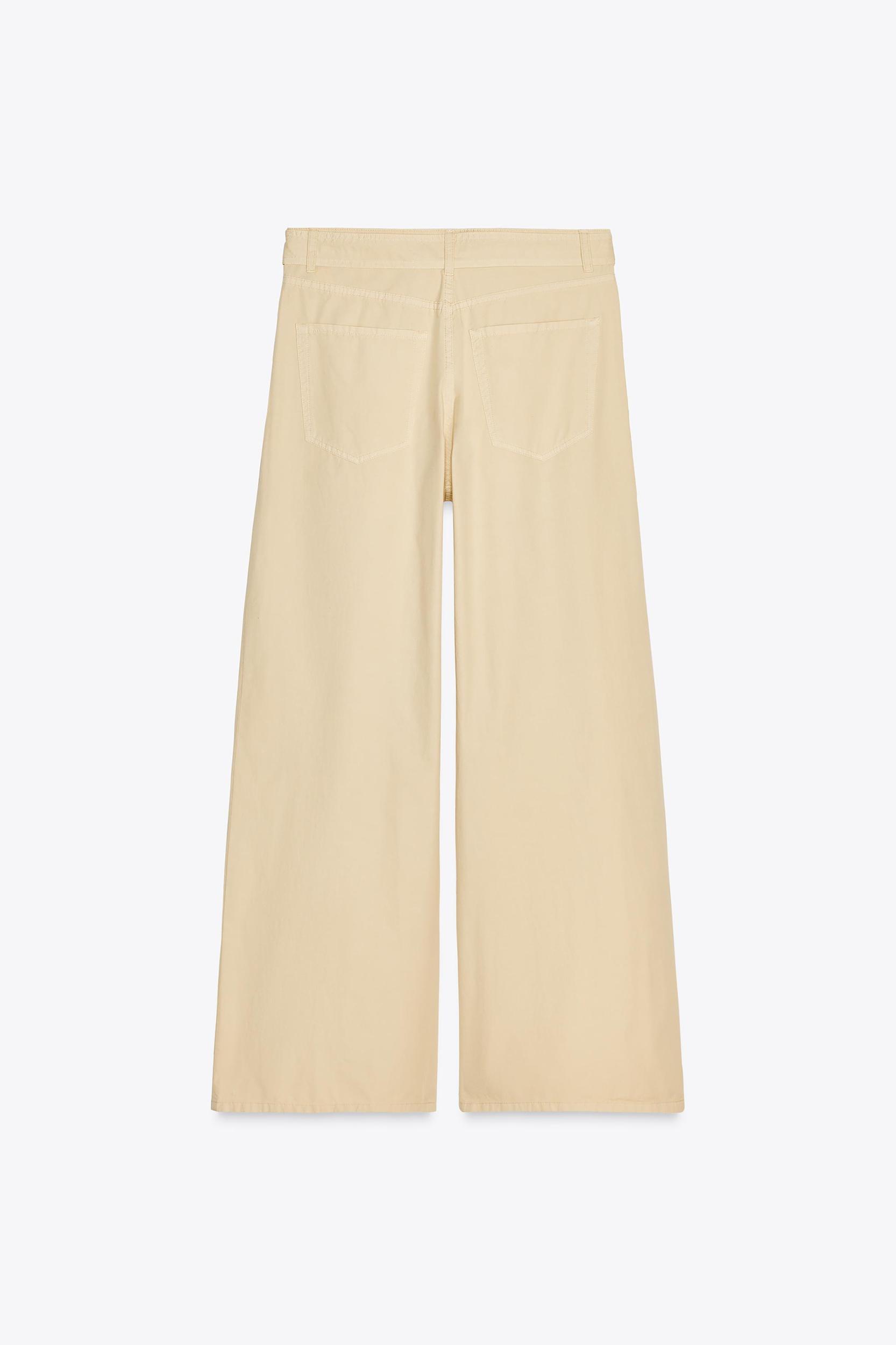 PLEATED BELTED PANTS Product Image