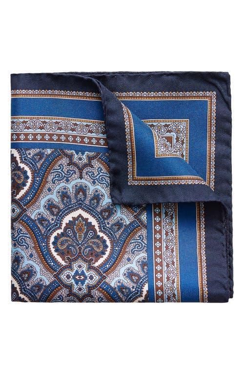 Mens Paisley Silk Pocket Square Product Image