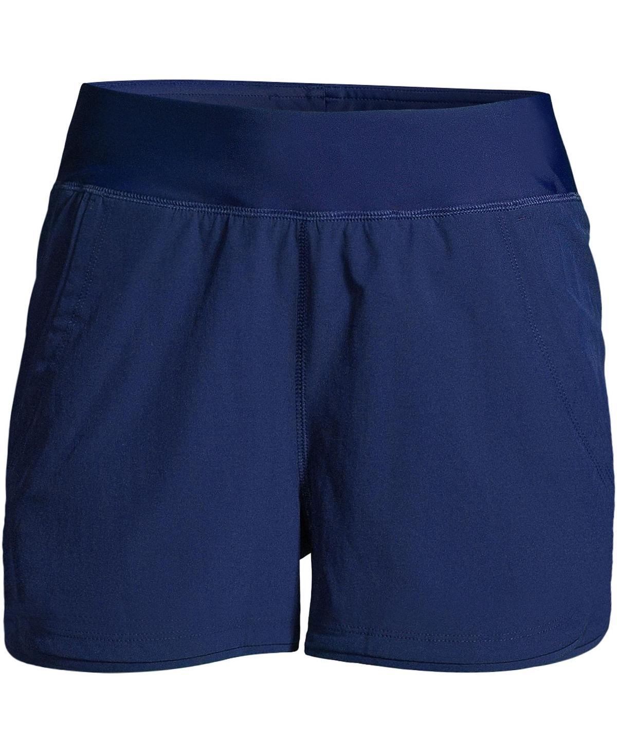 Plus Size Lands End 3 Quick Dry Swim Board Shorts With Panty, Womens Product Image