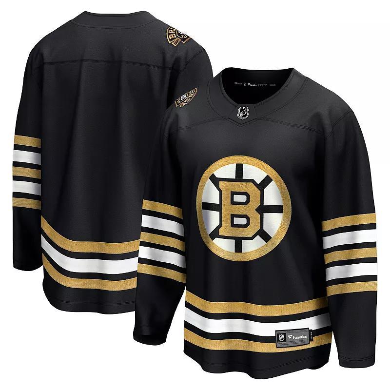 Mens Fanatics Branded Boston Bruins 100th Anniversary Premier Breakaway Jersey Product Image