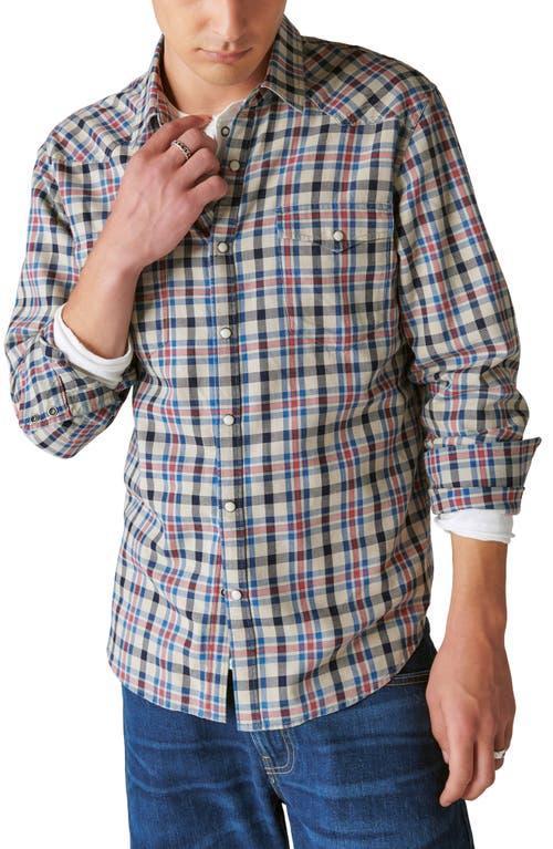 Lucky Brand Long Sleeve Plaid Shirt Product Image