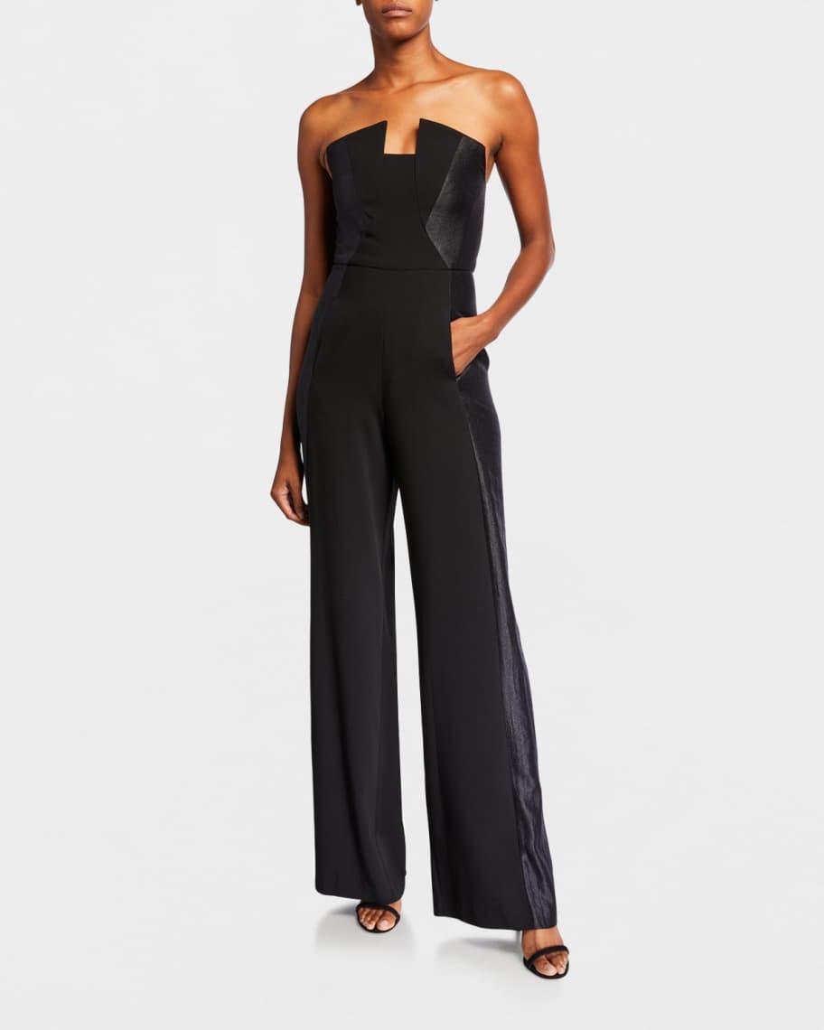 Lena Strapless Tuxedo Jumpsuit Product Image