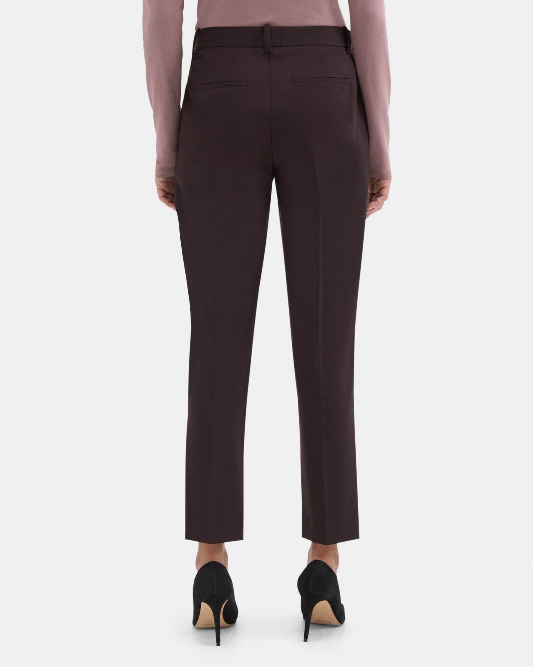 Classic Crop Pant in Sevona Stretch Wool Product Image