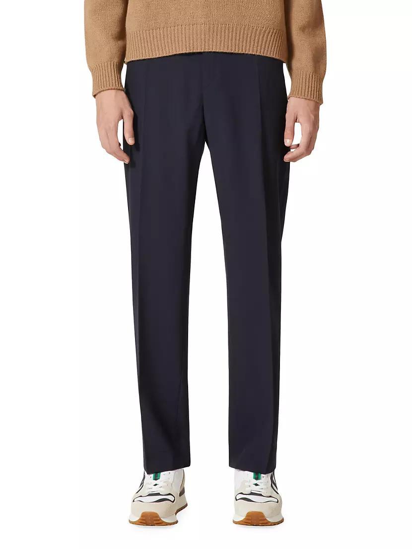 Wool Trousers With Tailoring Label Product Image