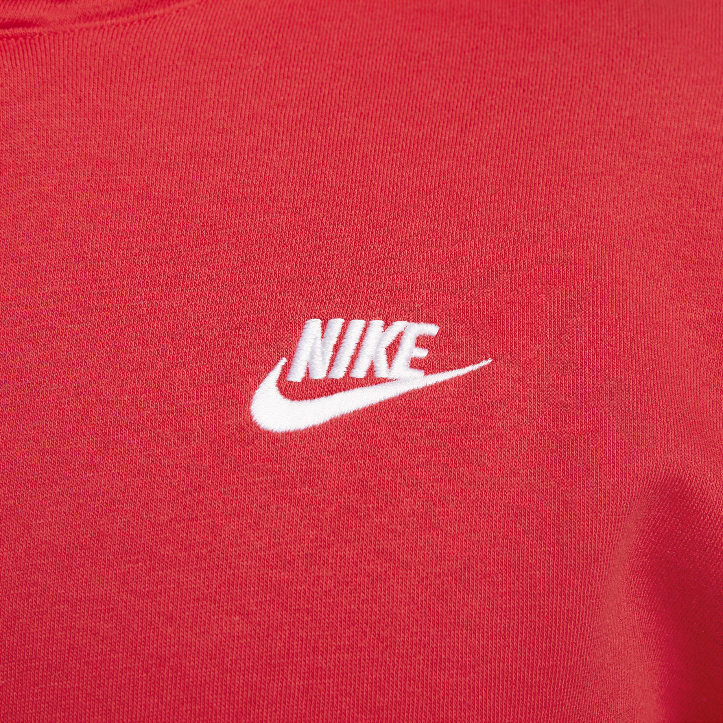 Nike Club unisex hoodie in red Product Image