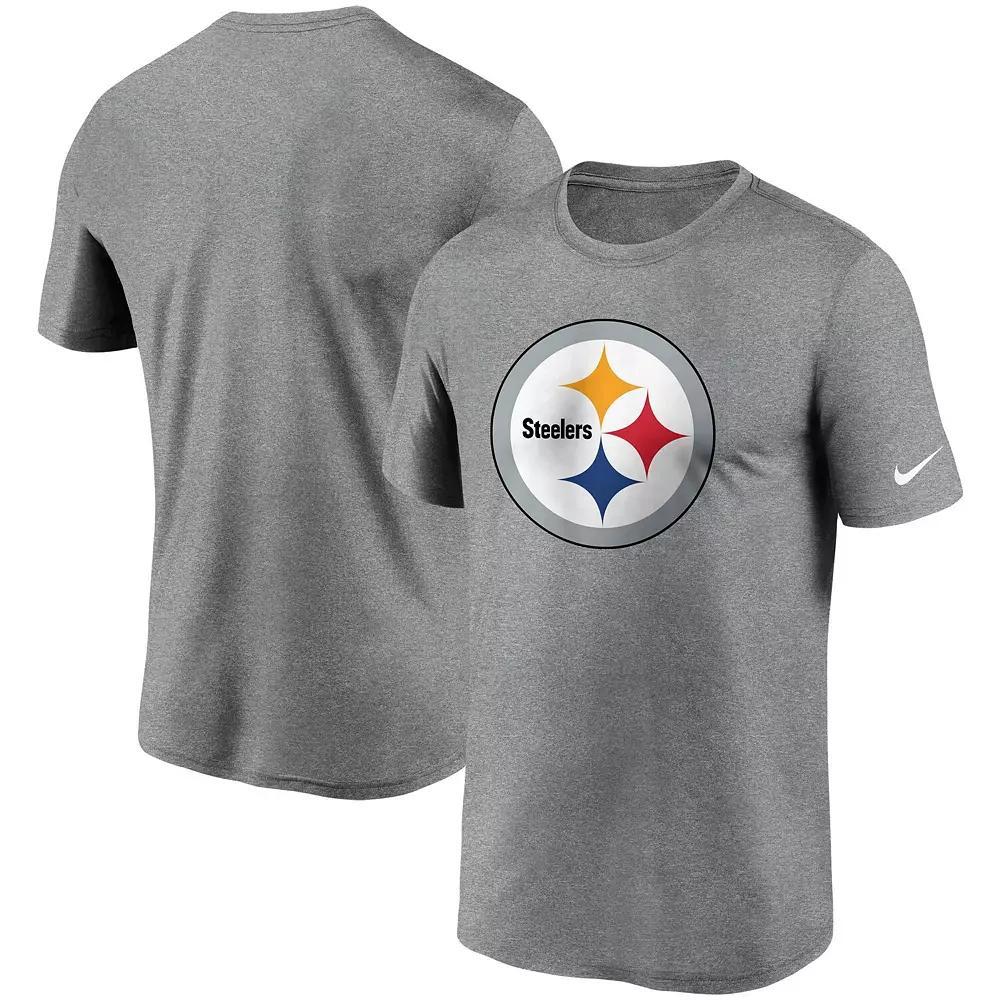 Men's Nike Heathered Gray New York Giants Icon Legend Performance T-Shirt,  Product Image