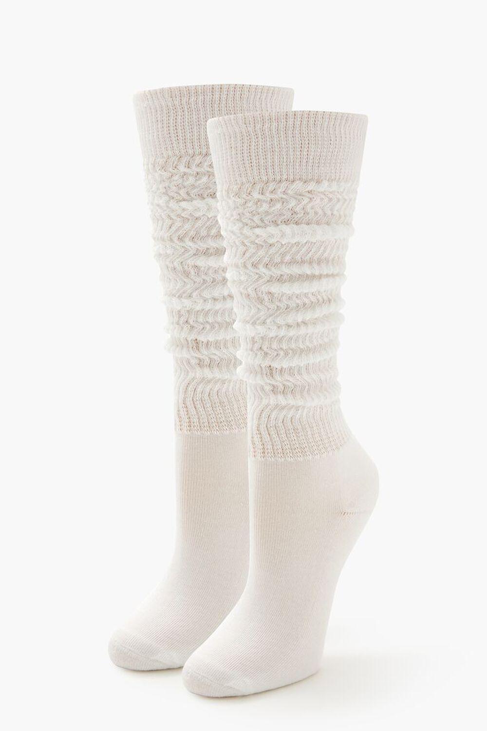 Scrunched Over-the-Knee Socks | Forever 21 Product Image