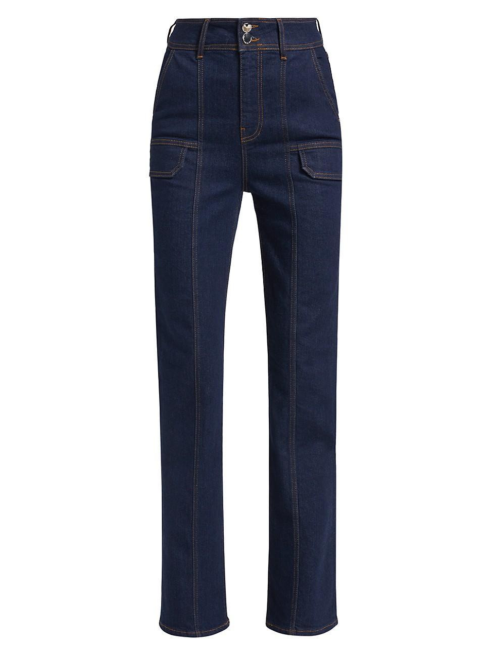 Womens Charles High-Rise Flared Jeans Product Image