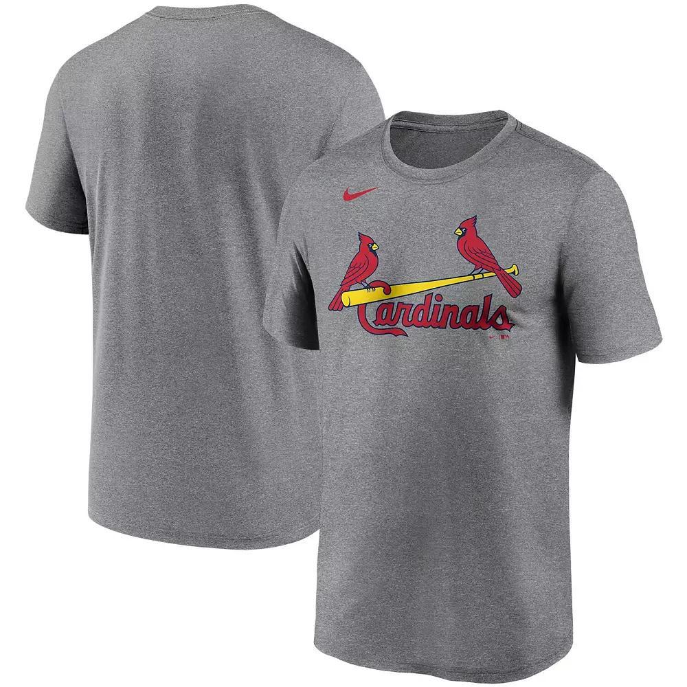Men's Nike Gray St. Louis Cardinals Wordmark Legend T-Shirt, Size: XL, Grey Product Image