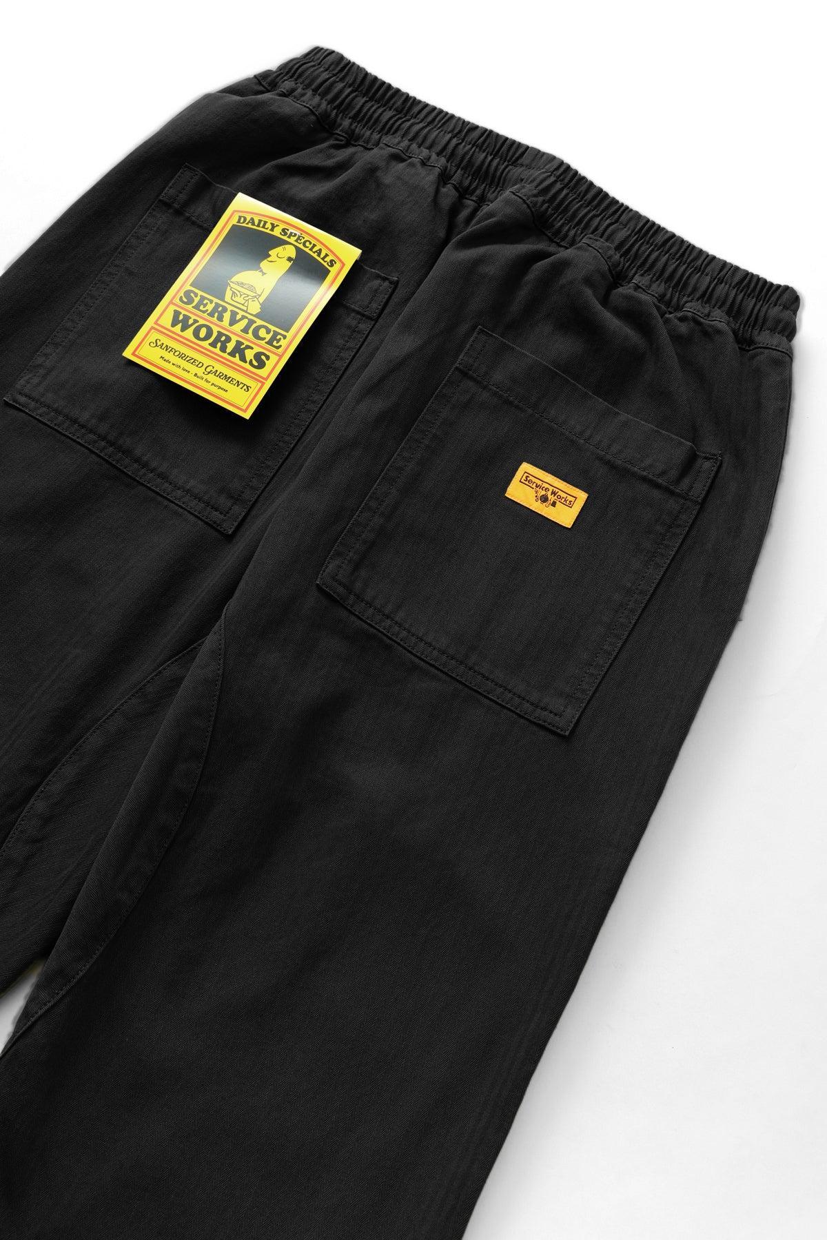 Service Works - Herringbone Chef Pants - Black Product Image