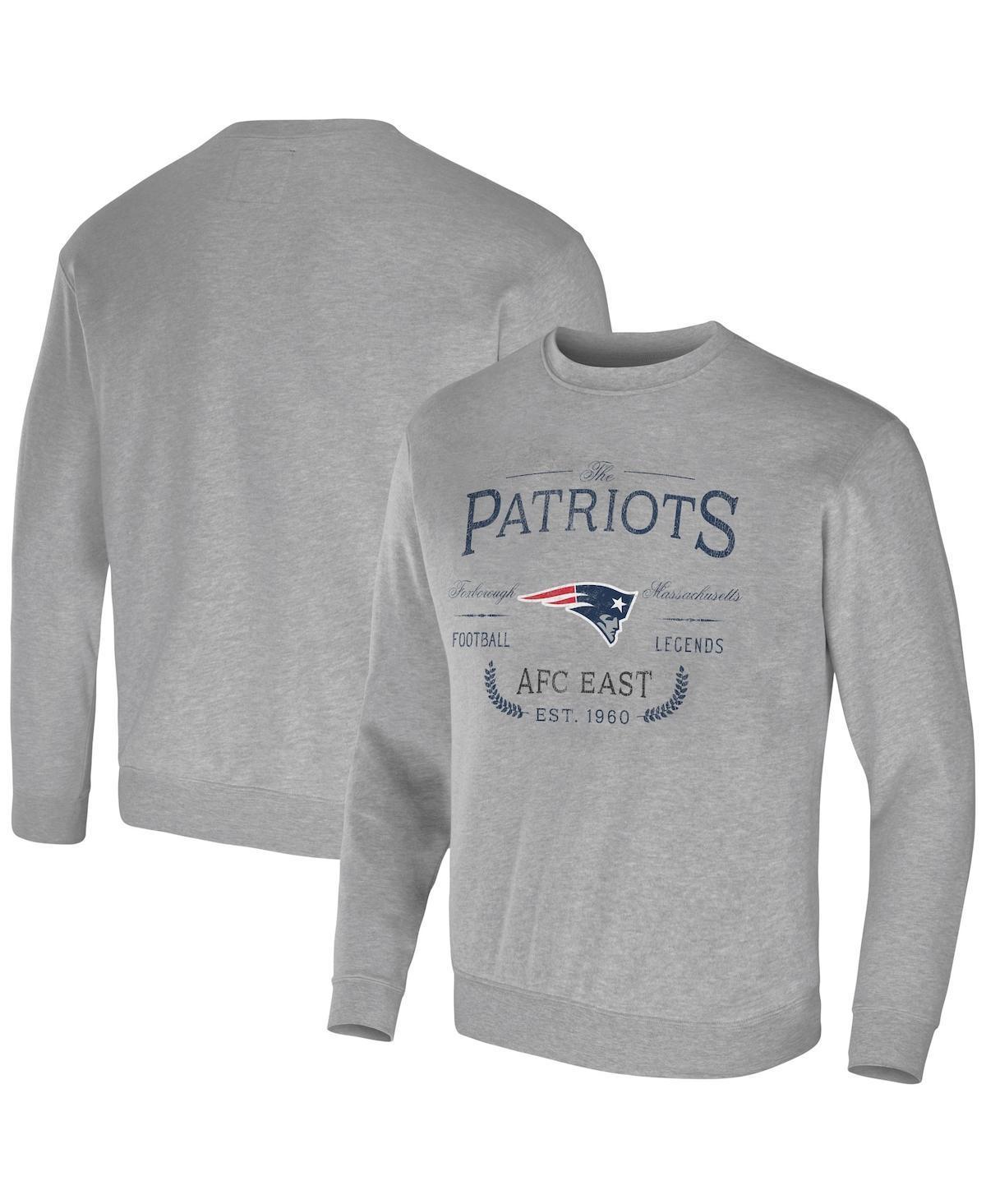 Mens NFL x Darius Rucker Collection by Fanatics Heather Gray New England Patriots Pullover Sweatshirt Product Image