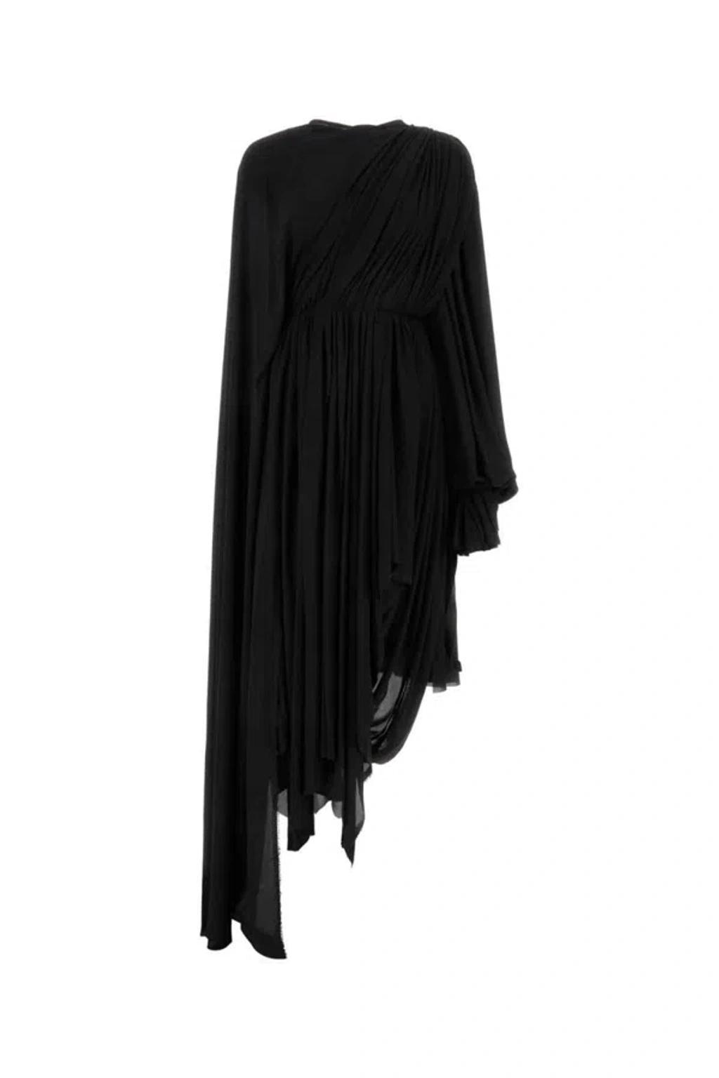 BALENCIAGA All In Crepe Dress In Black Product Image