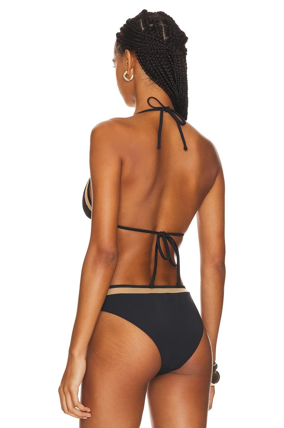 The Iris Bikini Top Solid & Striped Product Image