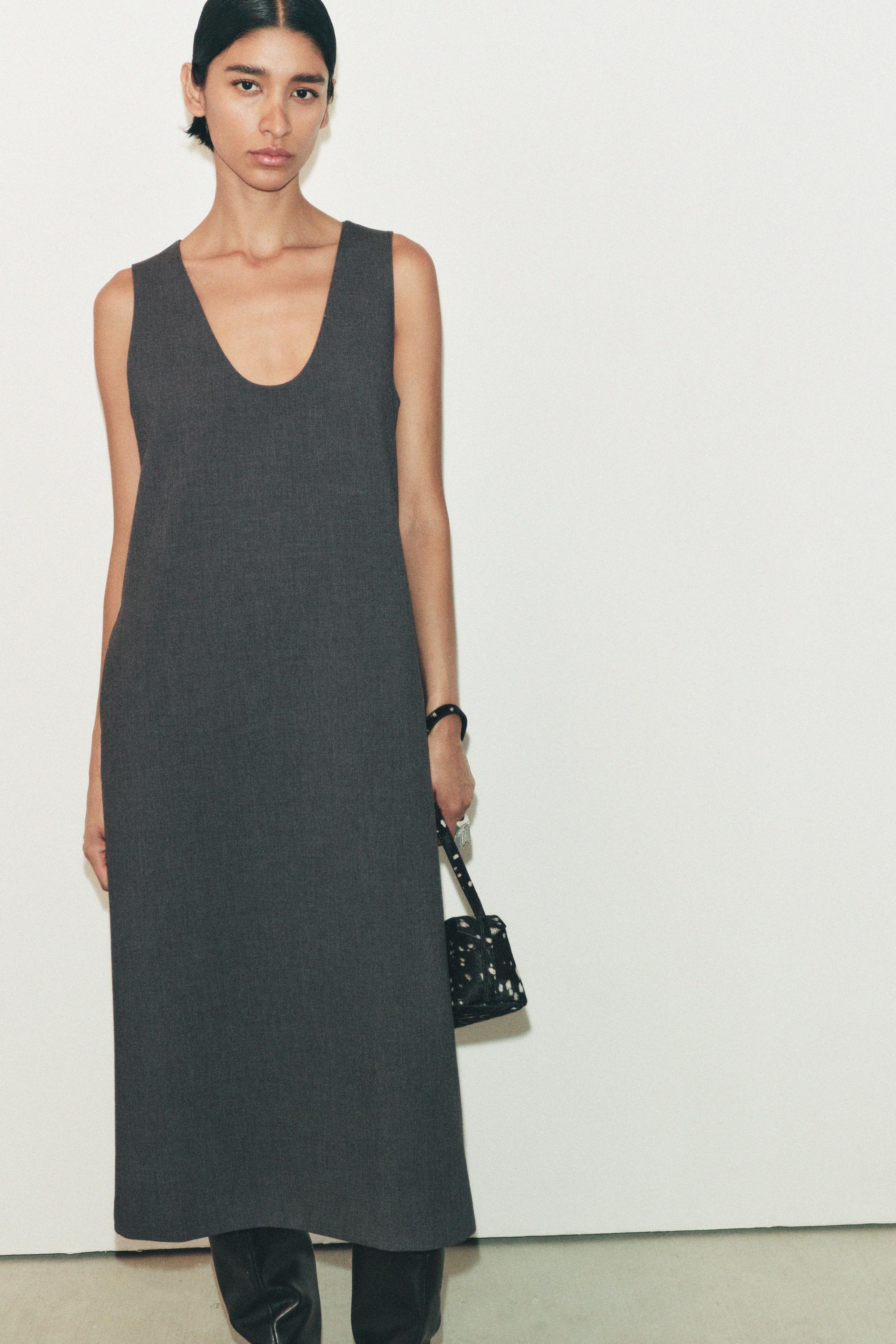 SLEEVELESS MIDI DRESS Product Image