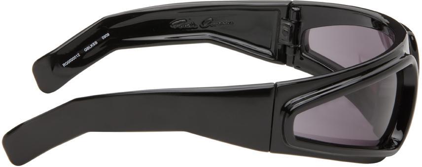 RICK OWENS Black Porterville Ryder Sunglasses Product Image