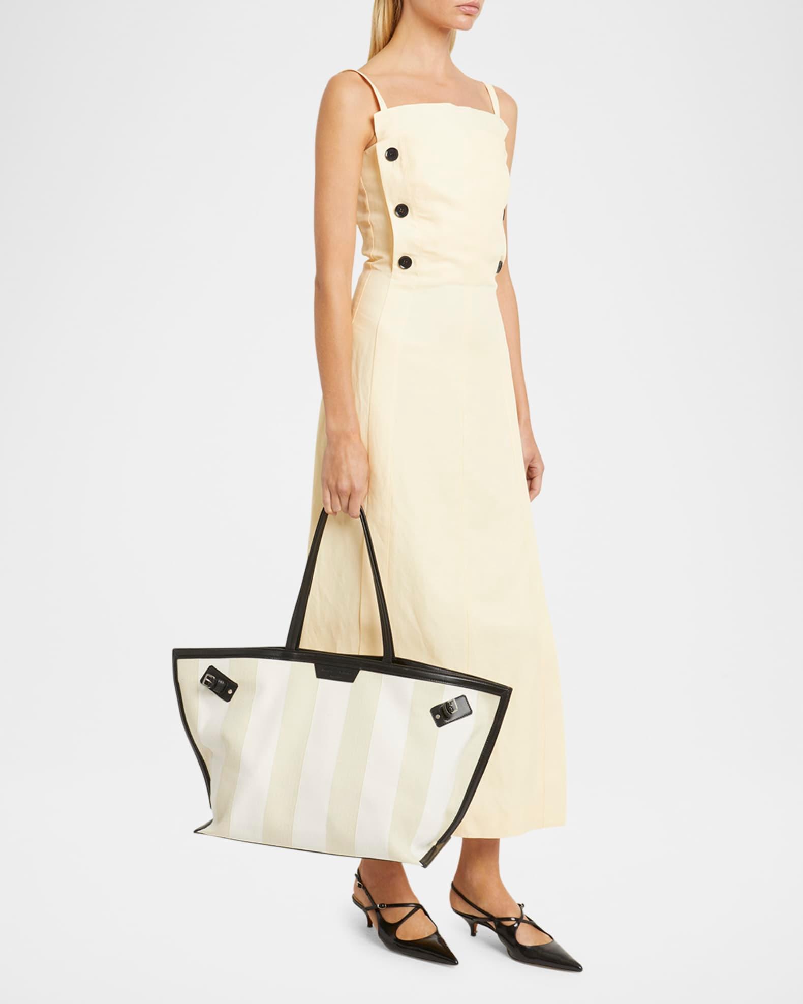 Days Striped Canvas Tote Bag Product Image