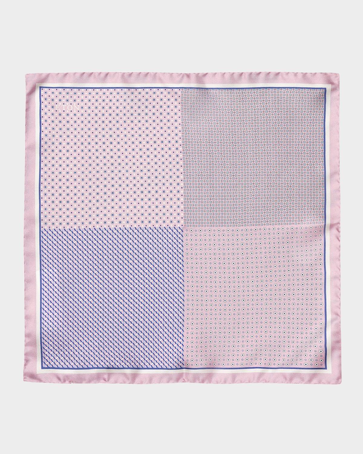 Mens Four-Sided Silk Pocket Square Product Image