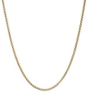 Box Chain Necklace in 18K Gold, 1.7mm, 18L Product Image