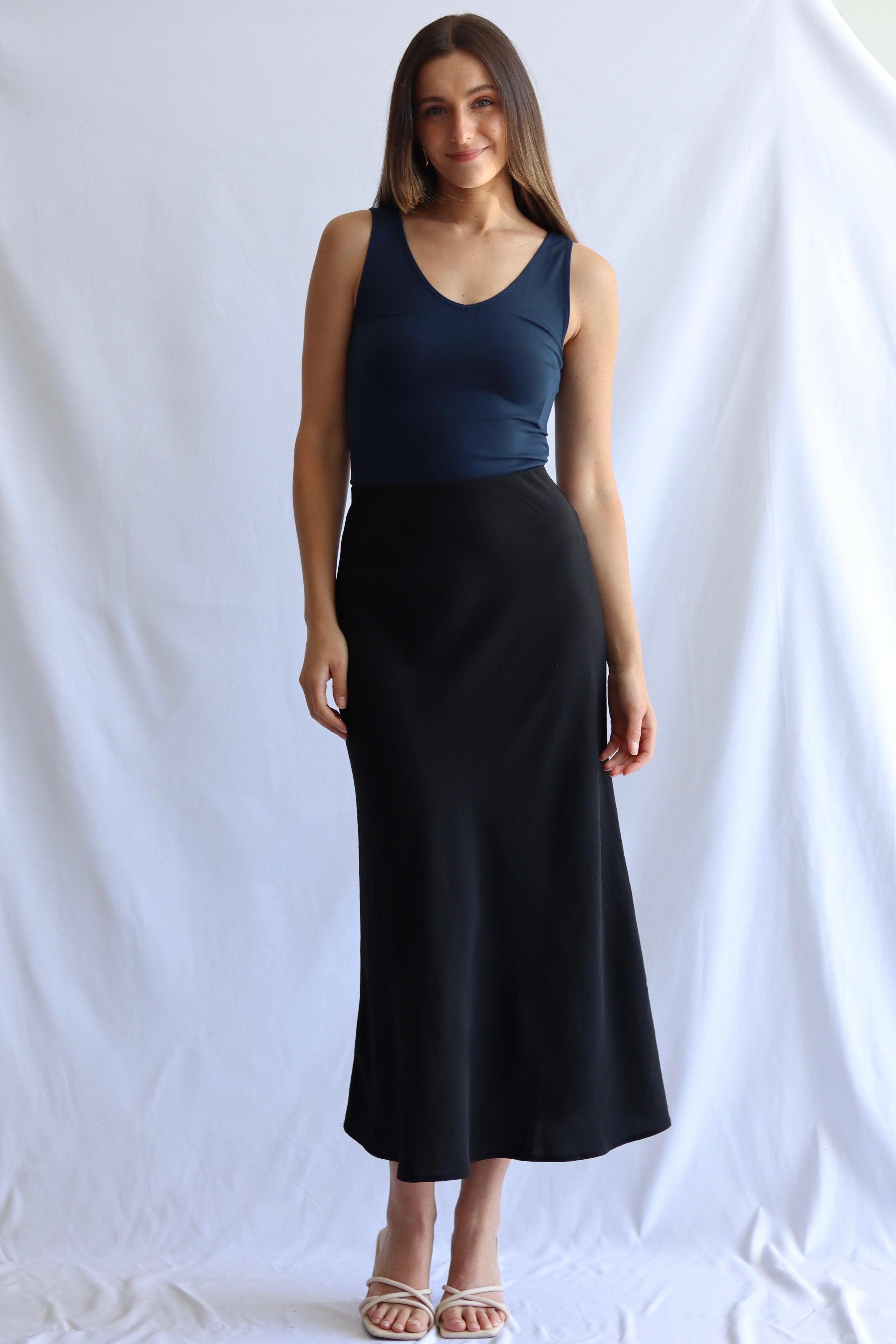 Slip Midi Skirt Product Image