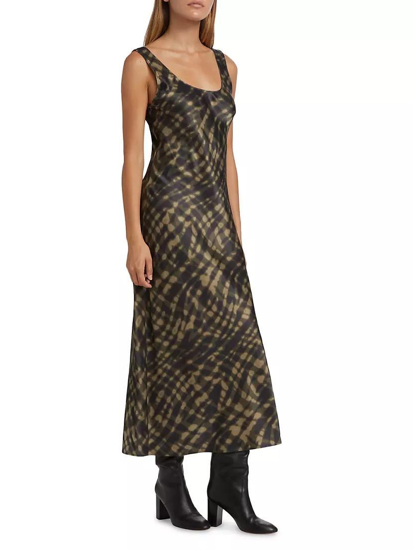 Kailani Abstract Scoopneck Midi-Dress Product Image