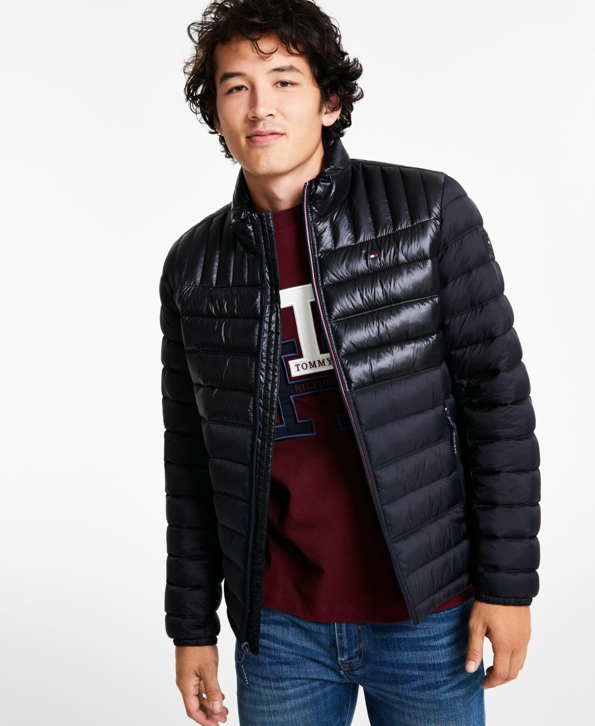 Men's Tommy Hilfiger Packable Puffer Jacket, Size: Small, Red Product Image