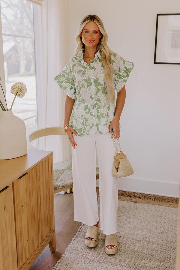 Honeysuckle Fields Floral Button Up Product Image