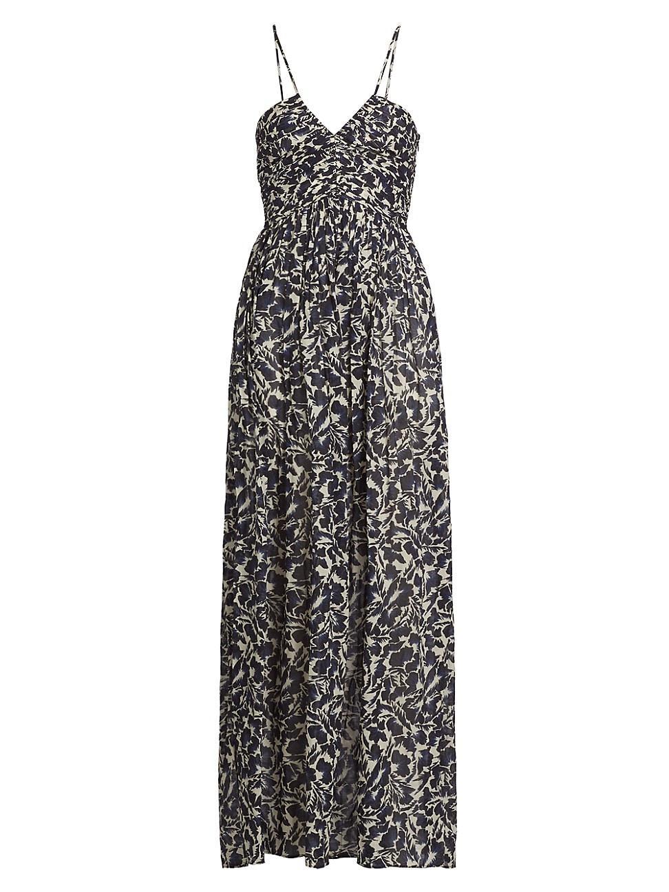 Womens Romy Floral Halter Maxi Dress Product Image