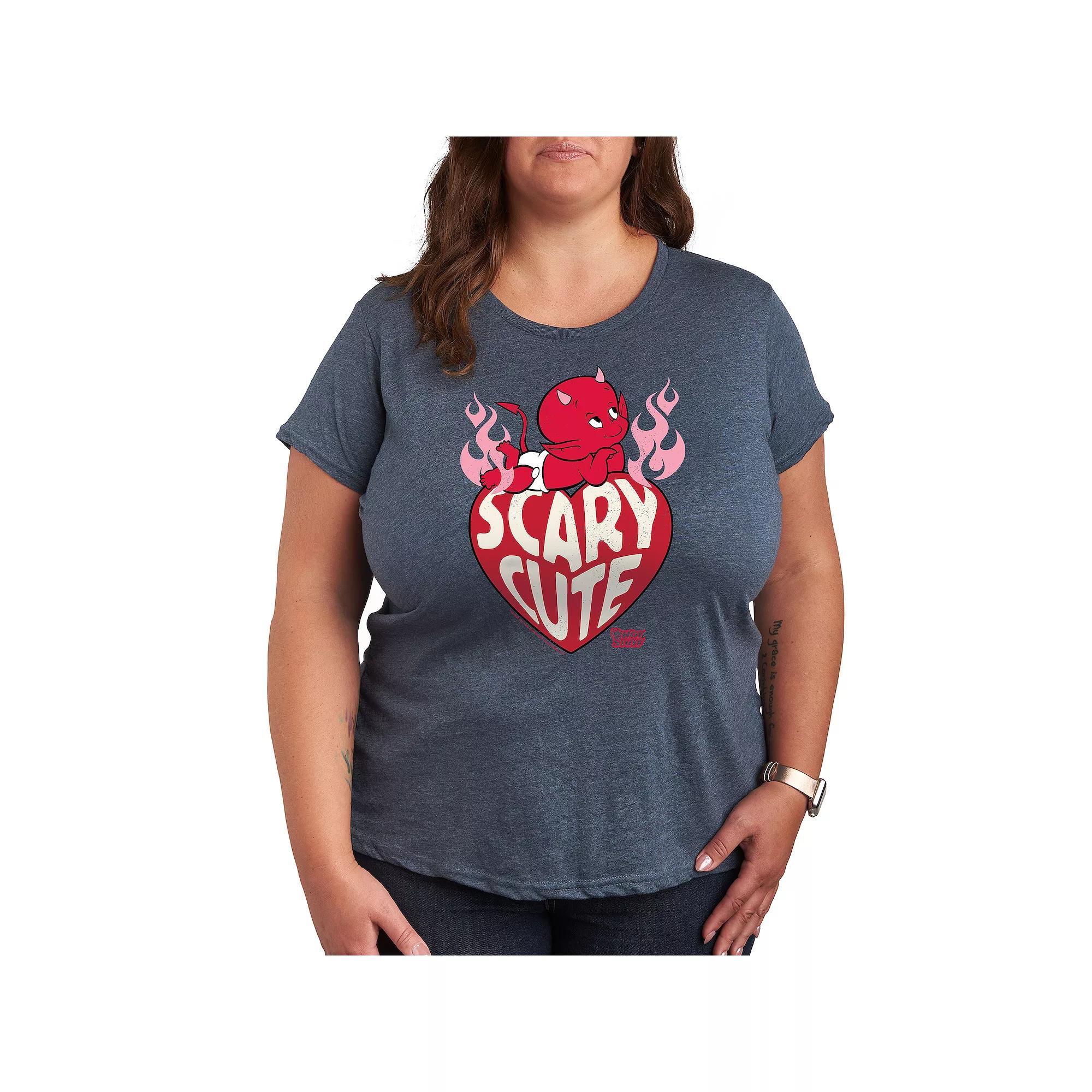 Plus Hot Stuff Scary Cute Graphic Tee, Women's,  Product Image