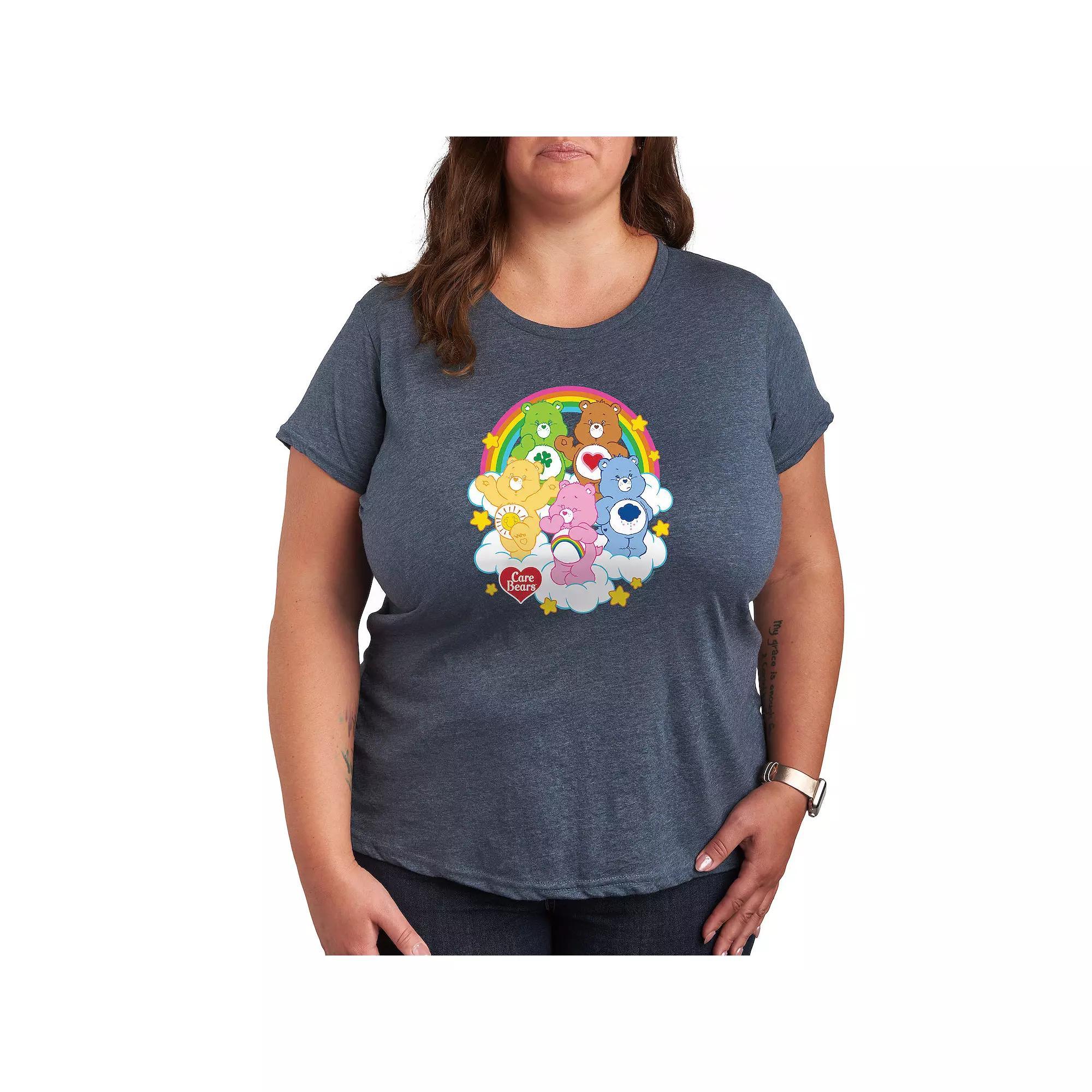 Plus Care Bears Group On Clouds Graphic Tee, Women's,  Product Image