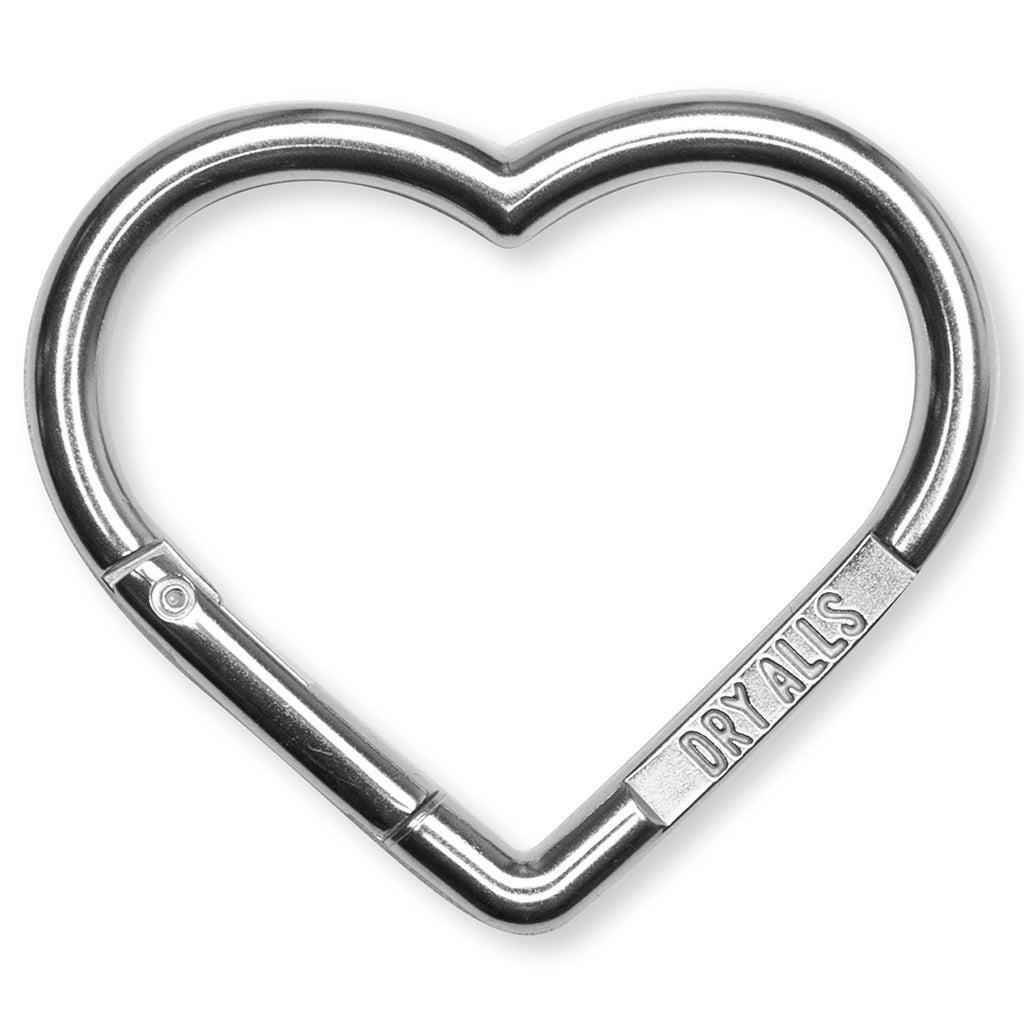 Heart Carabiner 2987 - Silver Male Product Image