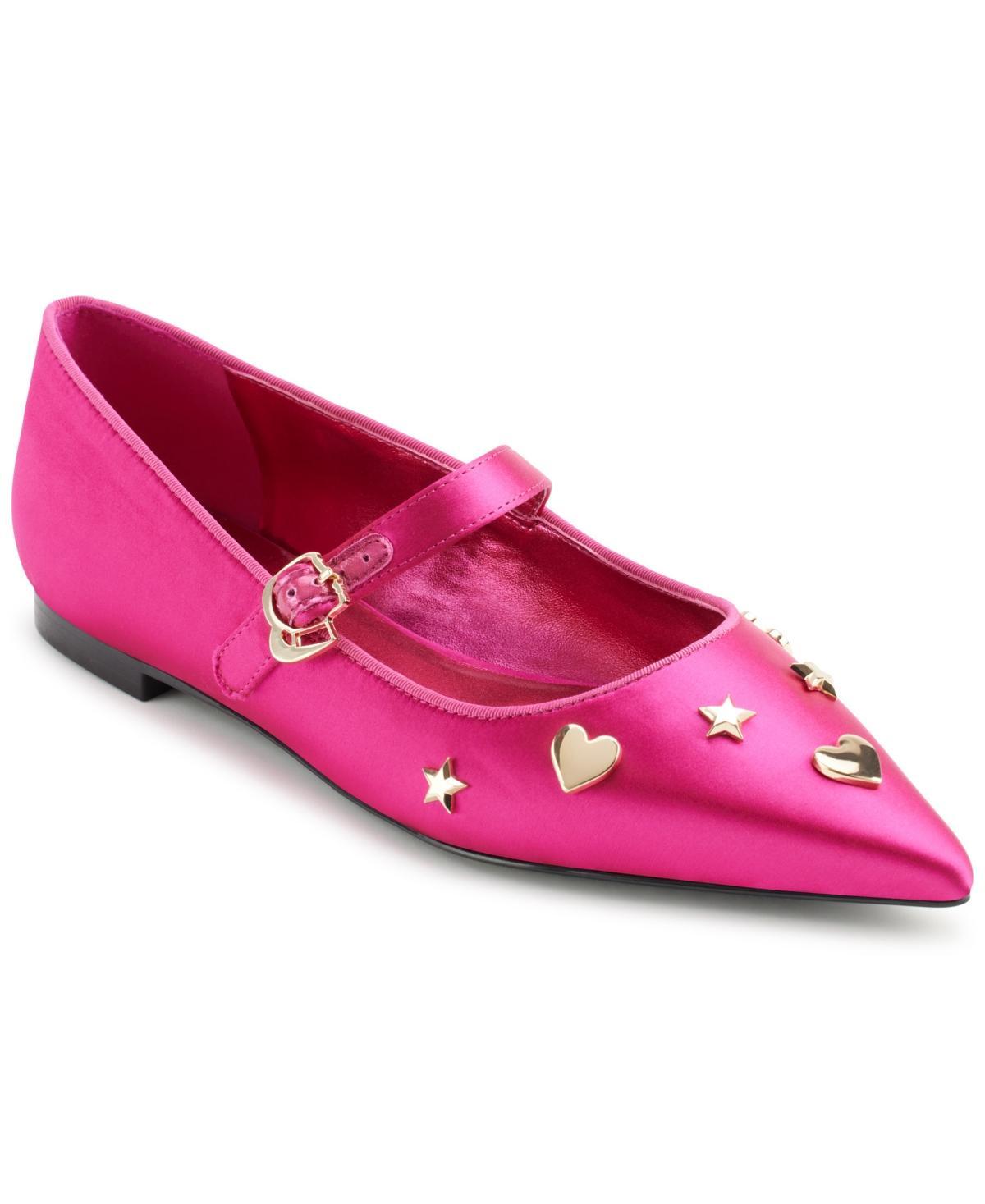 Karl Lagerfeld Paris Womens Veyda Mary Jane Pointed Toe Flats Product Image