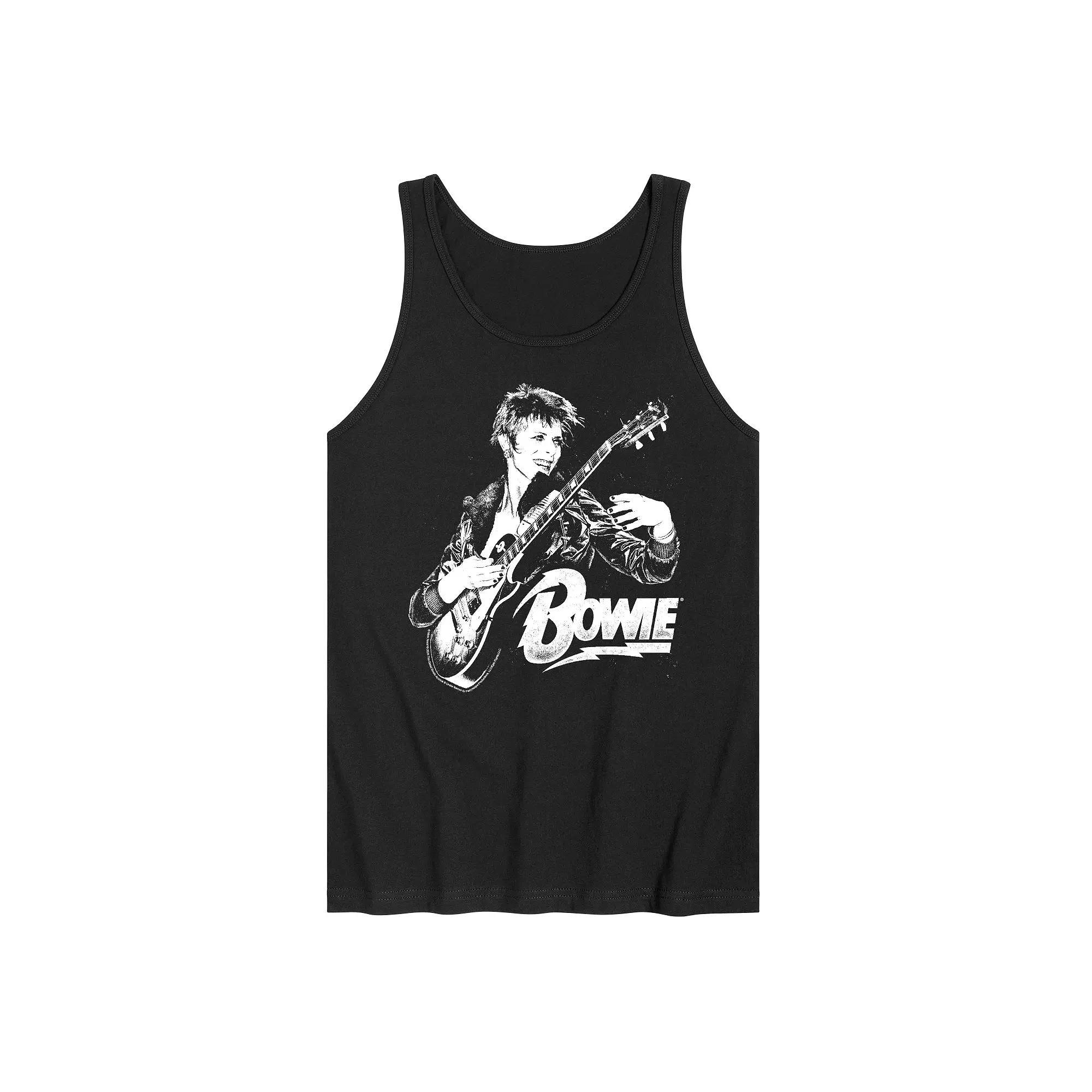 Men's David Bowie Punk Tank Top, Size: Large, Black Product Image