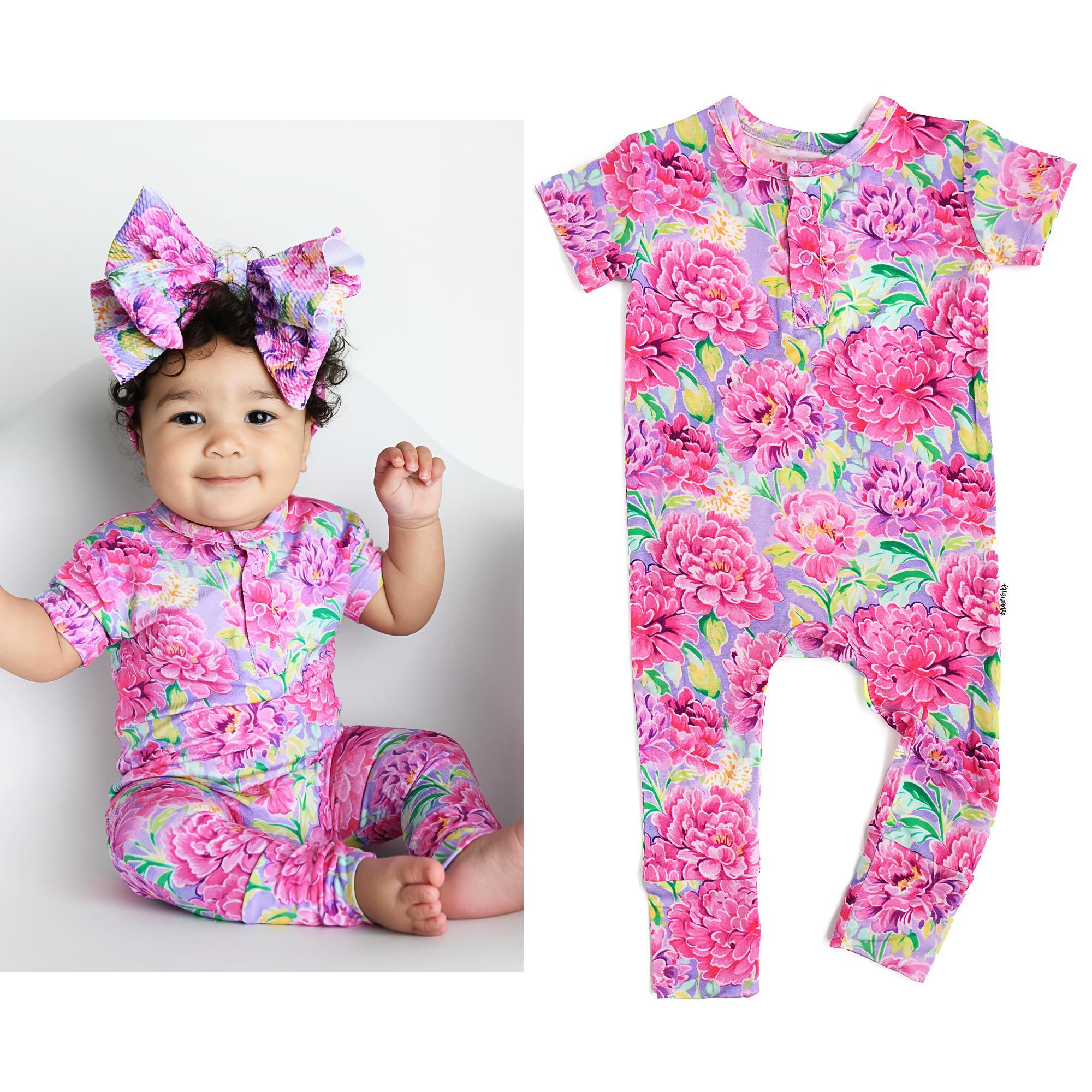 Delilah Henley Romper Product Image