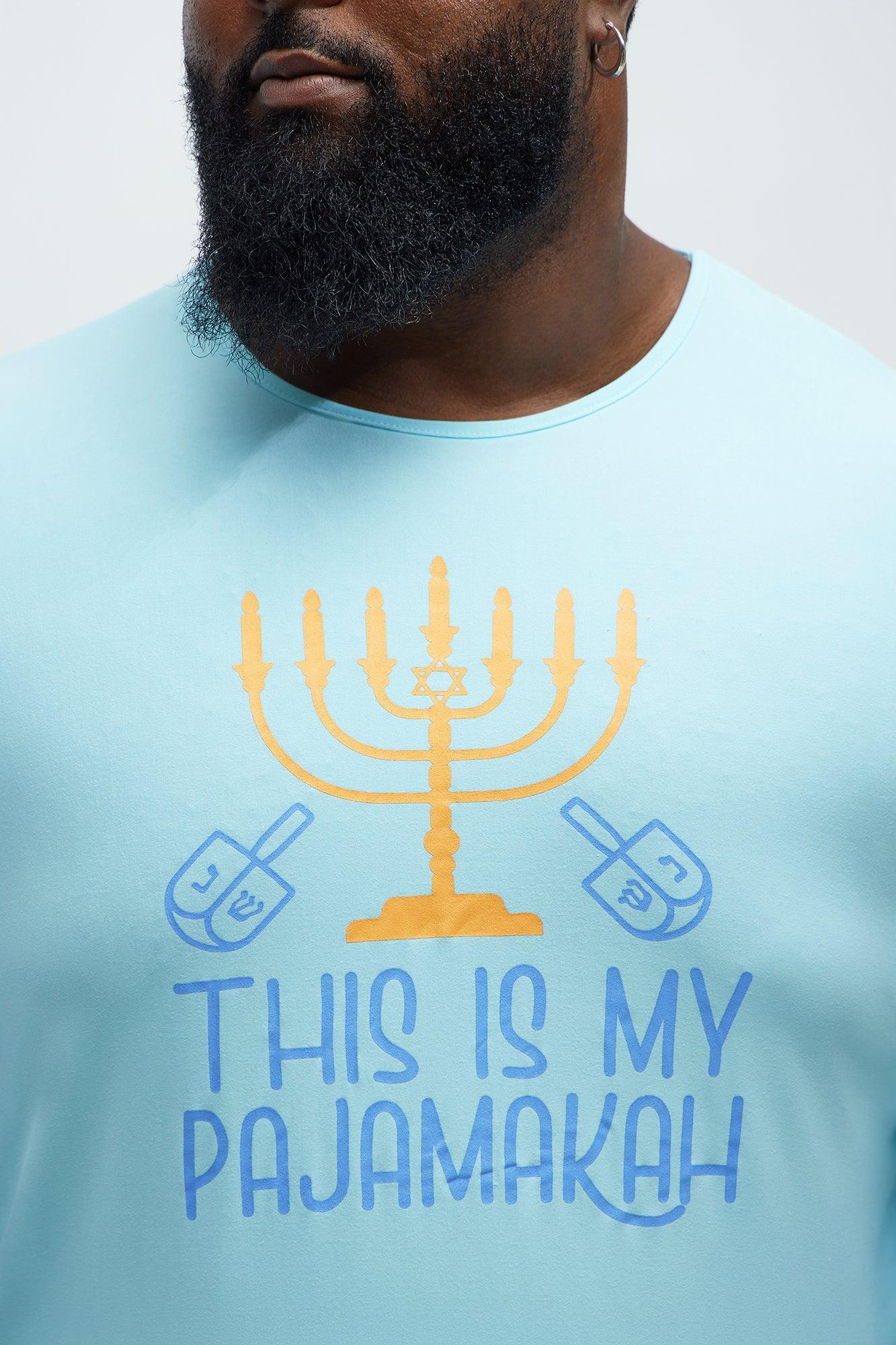 This Is My Pajamaka PJ Holiday PJ Set - Blue Product Image