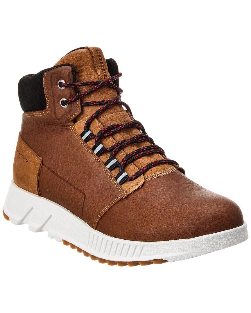 SOREL Mac Hill Lite Trace Waterproof Boots In Tan-brown In Black Product Image