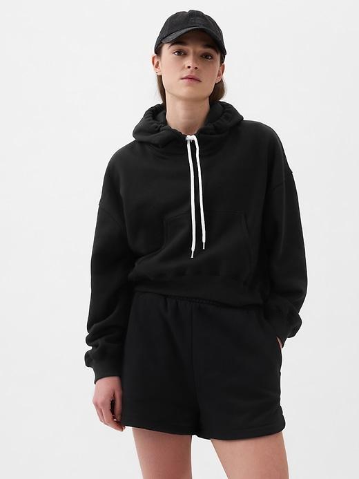 VintageSoft Cropped Hoodie Product Image