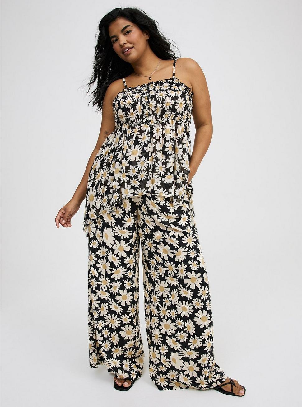 Pull-On Wide Leg Pant Product Image