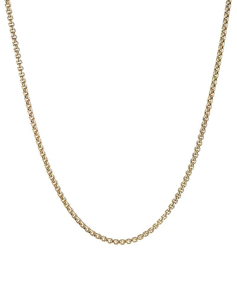 Box Chain Necklace in 18K Gold, 1.7mm, 18L Product Image