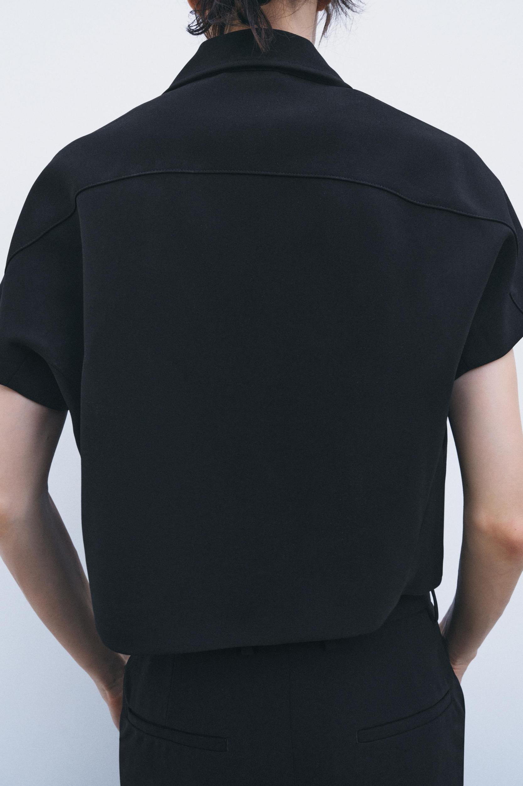 ZW COLLECTION CROPPED JACKET Product Image