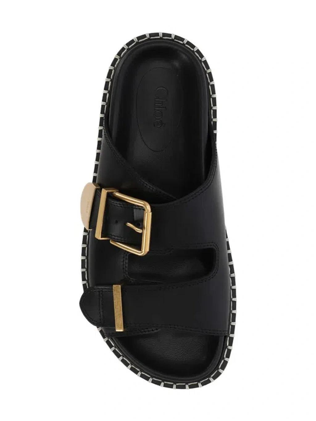 CHLOÉ Woman Black Sandal - C24s981d1 Product Image